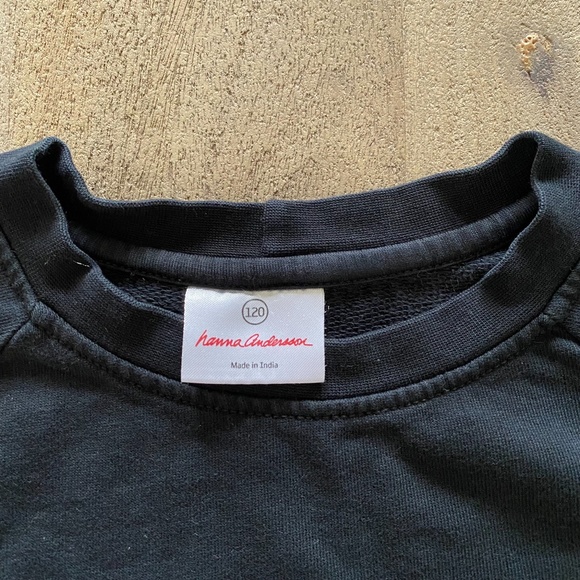 Hanna Andersson Star Sweatshirt Girls 120 Small 6/7 -M9 - Picture 3 of 5